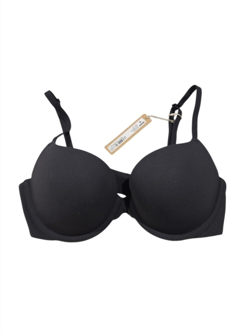 SKIMS 34C $56 NWT FITS EVERYBODY PUSH UP BRA Black